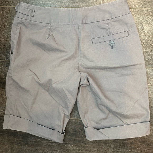 Bermuda Dress Shorts, Gray - Picture 2 of 3
